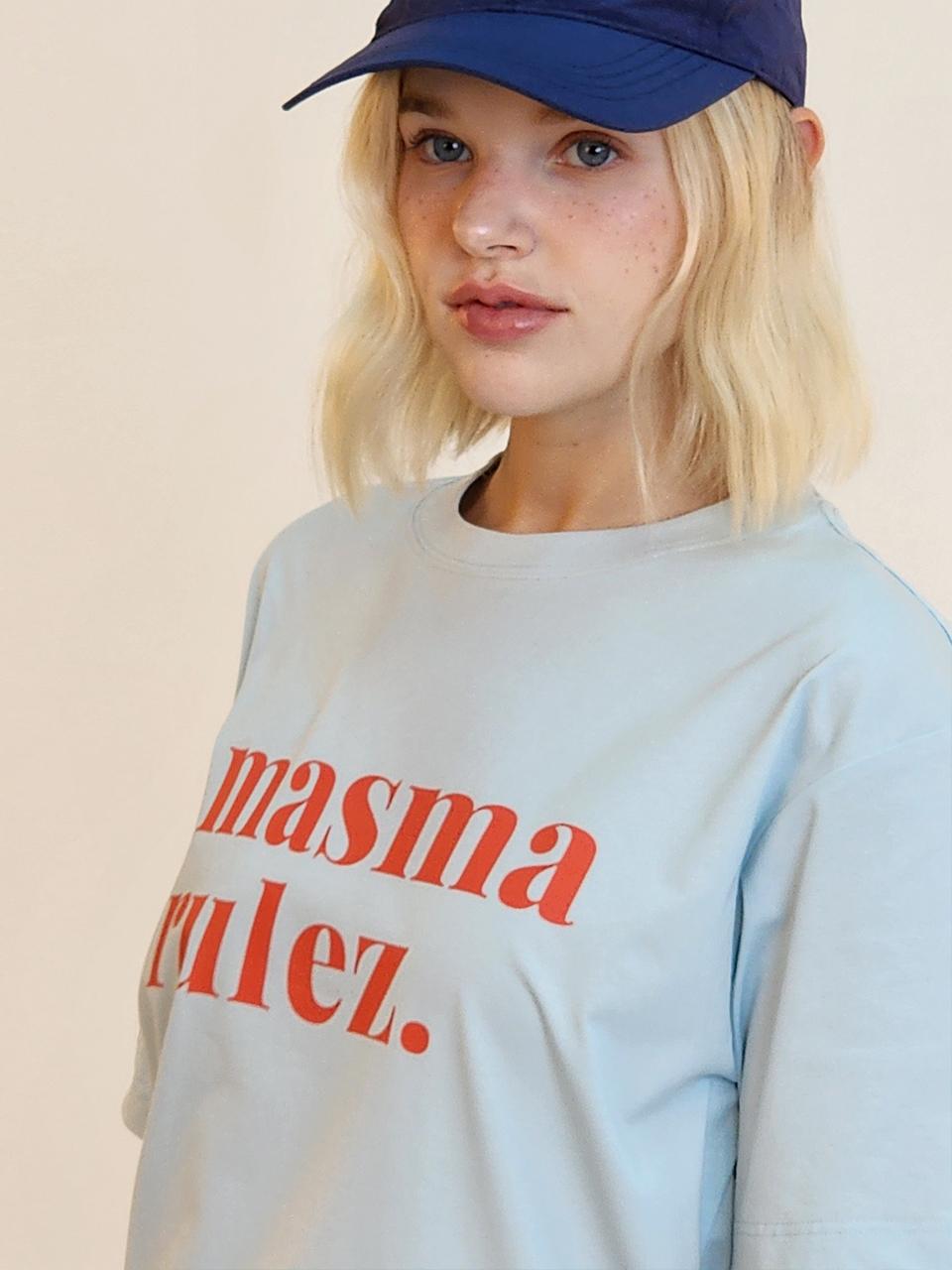 Masmarulez MSMRZ cool cotton T-shirt_Baby Blue