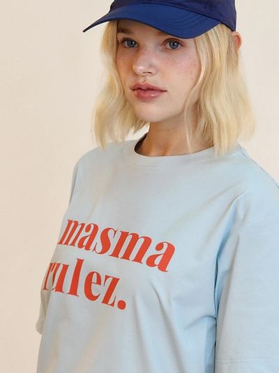Masmarulez MSMRZ cool cotton T-shirt_Baby Blue