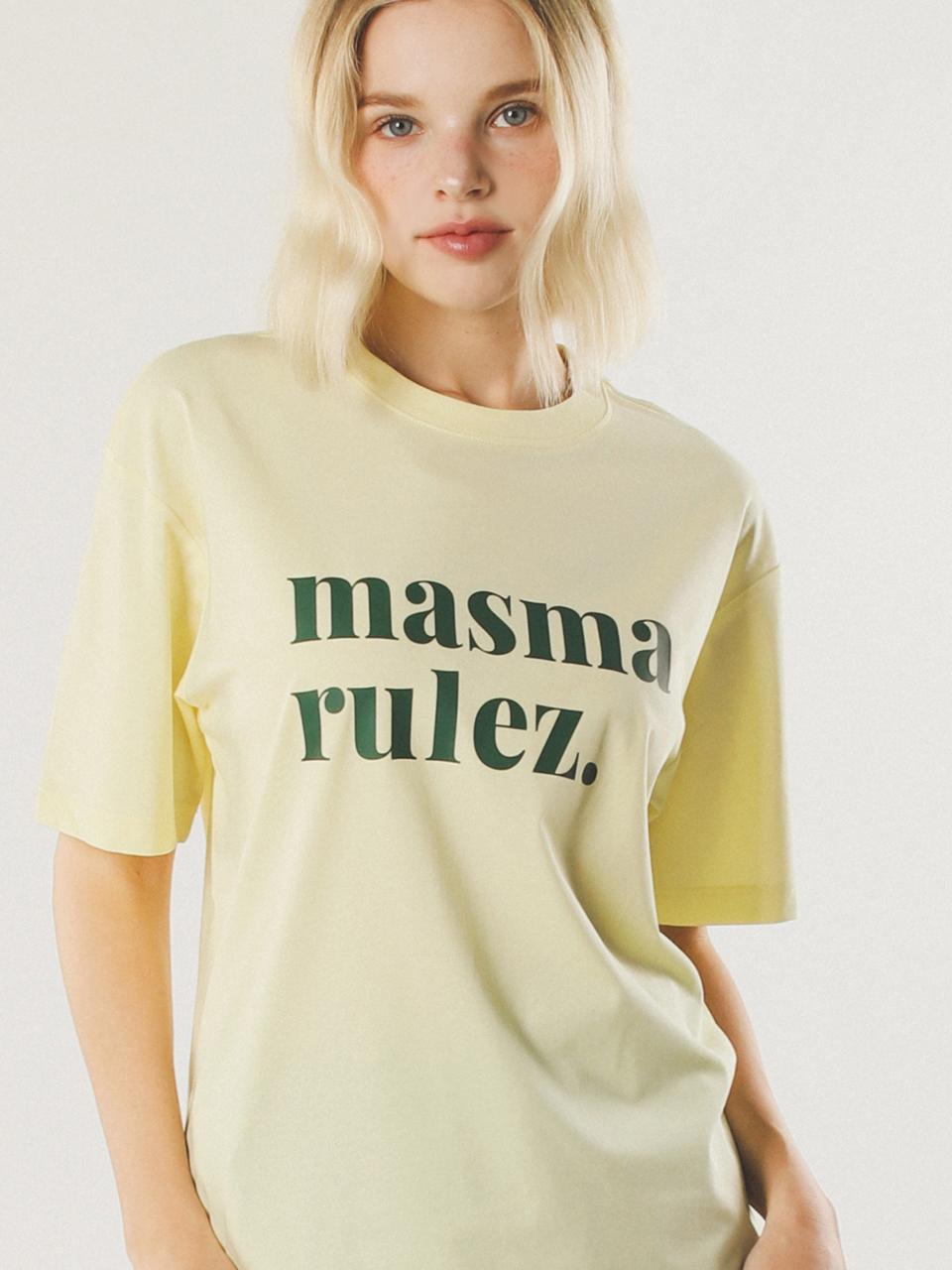 Masmarulez MSMRZ cool cotton T-shirt_Baby Yellow