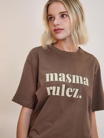 Masmarulez MSMRZ cool cotton T-shirt_Brown