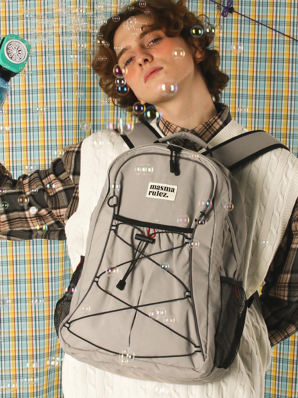 Masmarulez Urban Sprint Layered Backpack [Gray]