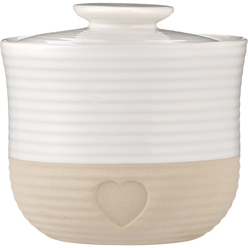 MASON CASH MASON CASH Rustic Charm Storage Jar, 700ml Airtight Stoneware Jar, Provincial Design