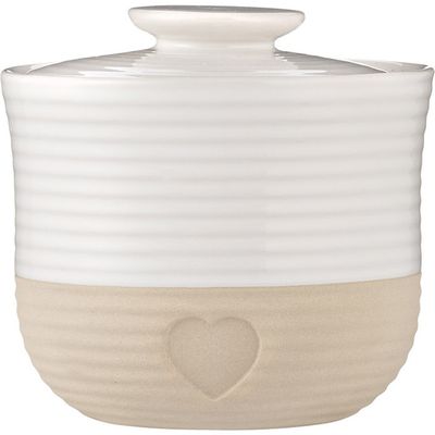 MASON CASH MASON CASH Rustic Charm Storage Jar, 700ml Airtight Stoneware Jar, Provincial Design