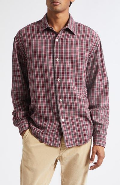 Massimo Alba Massimo Alba Boxy Plaid Button-Up Shirt