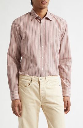 Massimo Alba Massimo Alba Genova Stripe Cotton Button-Up Shirt