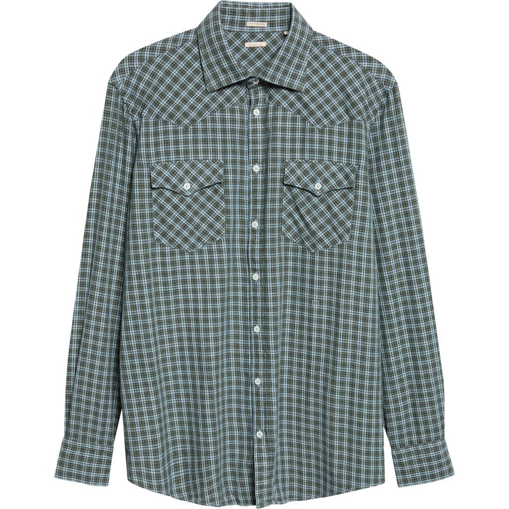 Massimo Alba Massimo Alba Plaid Cotton Button-Up Western Shirt