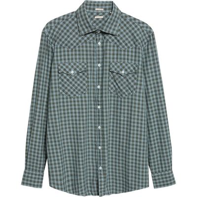 Massimo Alba Massimo Alba Plaid Cotton Button-Up Western Shirt