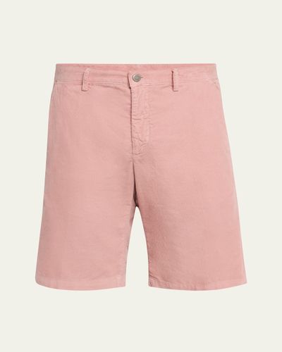 Massimo Alba Men's Flat Front Corduroy Shorts