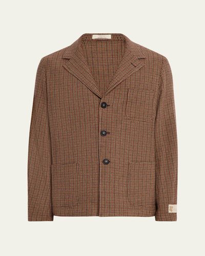 Massimo Alba Men's Gstaad Wool Nehru Jacket