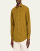 Massimo Alba Men's Micro Check Canary Cotton Shirt - 4