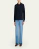 Massimo Alba Men's Pique Cotton and Cashmere Long-Sleeve Polo Shirt - 2
