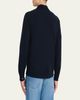 Massimo Alba Men's Pique Cotton and Cashmere Long-Sleeve Polo Shirt - 3