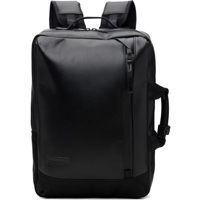 master-piece master-piece Black Slick ver. 2WAY Leather Backpack