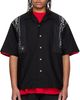 mastermind JAPAN mastermind JAPAN Black Bandana Short Sleeve Shirt - 1
