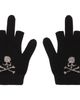 mastermind JAPAN mastermind JAPAN Black Open Fingered Gloves - 1