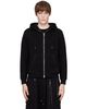 mastermind JAPAN mastermind JAPAN Black Stitched Zip Hoodie - 1