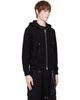 mastermind JAPAN mastermind JAPAN Black Stitched Zip Hoodie - 2