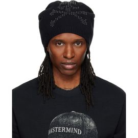 MASTERMIND WORLD MASTERMIND WORLD Black Beaded Beanie