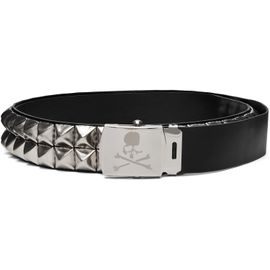 MASTERMIND WORLD MASTERMIND WORLD Black Double-Stud Belt