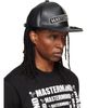 MASTERMIND WORLD MASTERMIND WORLD Black Faux-Leather Cap - 2