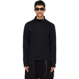 MASTERMIND WORLD MASTERMIND WORLD Black Loopwheel Turtleneck