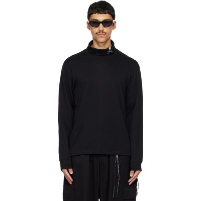 MASTERMIND WORLD MASTERMIND WORLD Black Loopwheel Turtleneck