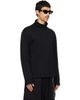 MASTERMIND WORLD MASTERMIND WORLD Black Loopwheel Turtleneck - 2