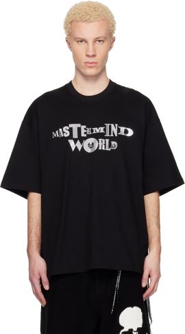 MASTERMIND WORLD MASTERMIND WORLD Black MW Foil Logo SS T-shirt