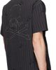MASTERMIND WORLD MASTERMIND WORLD Black MW Mixed-Fabric SS T-shirt - 3