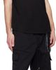 MASTERMIND WORLD MASTERMIND WORLD Black MW Mixed-Fabric SS T-shirt - 4