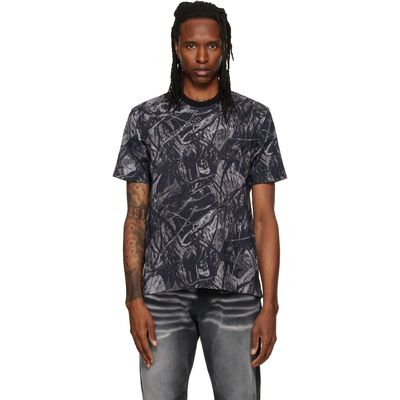 MASTERMIND WORLD MASTERMIND WORLD Black MW OG Forest Camo S/S T-shirt