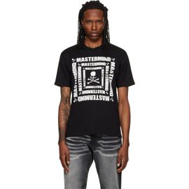 MASTERMIND WORLD MASTERMIND WORLD Black MW Square Logo S/S T-shirt