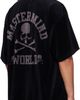MASTERMIND WORLD MASTERMIND WORLD Black Velour T-shirt - 3