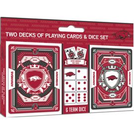 MASTERPIECES MASTERPIECES Arkansas Razorbacks Playing Cards & Dice