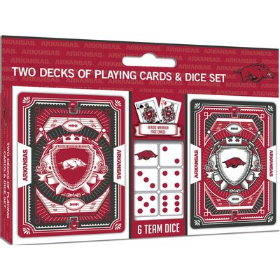 MASTERPIECES MASTERPIECES Arkansas Razorbacks Playing Cards & Dice
