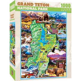 MASTERPIECES MASTERPIECES Grand Tetons 1000 Piece Jigsaw Puzzle