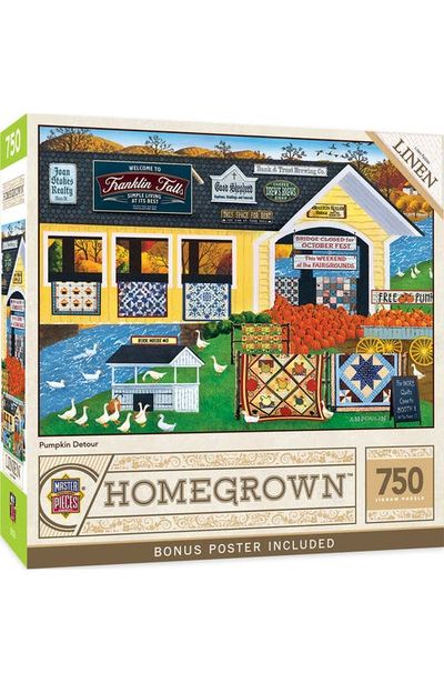 MASTERPIECES MASTERPIECES Pumpkin Detour 750 Piece Jigsaw Puzzle