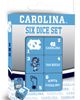 MASTERPIECES MASTERPIECES UNC Tar Heels Dice Set - 19mm - 1