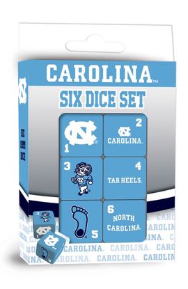 MASTERPIECES MASTERPIECES UNC Tar Heels Dice Set - 19mm