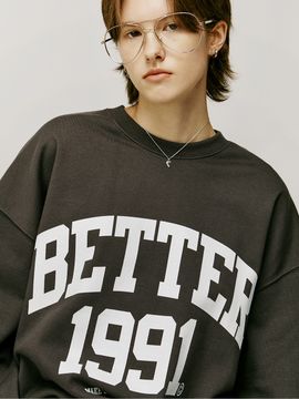 MATCHGLOBE Better Printing Sweatshirt - Charcoal