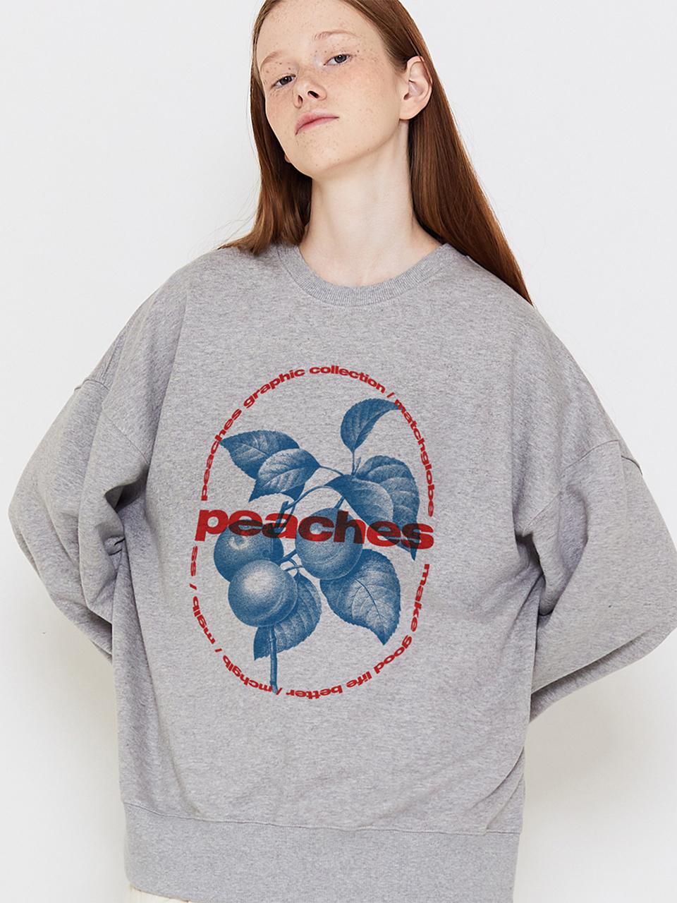 MATCHGLOBE CIRCLE FRUIT SWEATSHIRT (MELANGE)