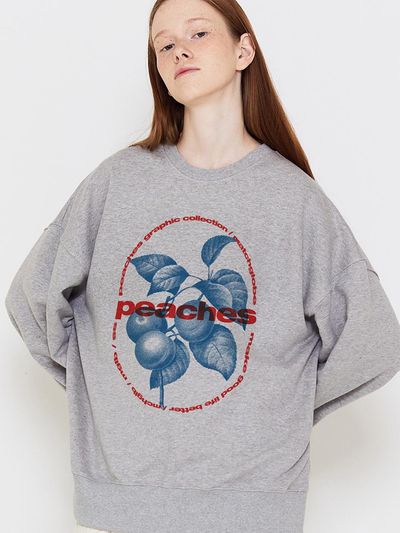 MATCHGLOBE CIRCLE FRUIT SWEATSHIRT (MELANGE)