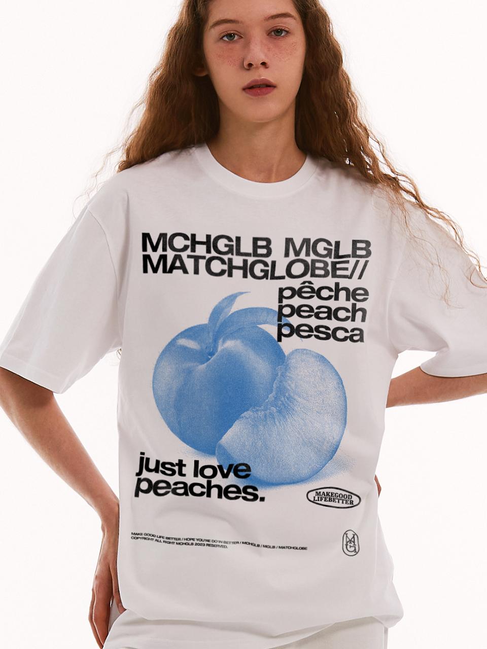 MATCHGLOBE FRUIT OVERFIT T-SHIRT (WHITE)