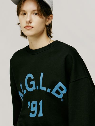 MATCHGLOBE MGLB91 Printing Sweatshirt - Black