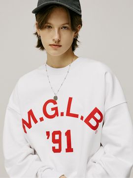 MATCHGLOBE MGLB91 Printing Sweatshirt - White