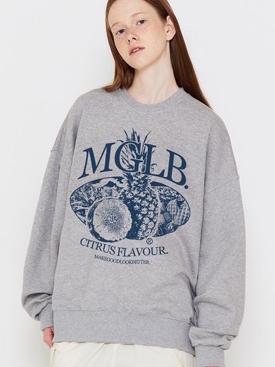 MATCHGLOBE TROPICAL FRUIT SWEATSHIRT (MELANGE)