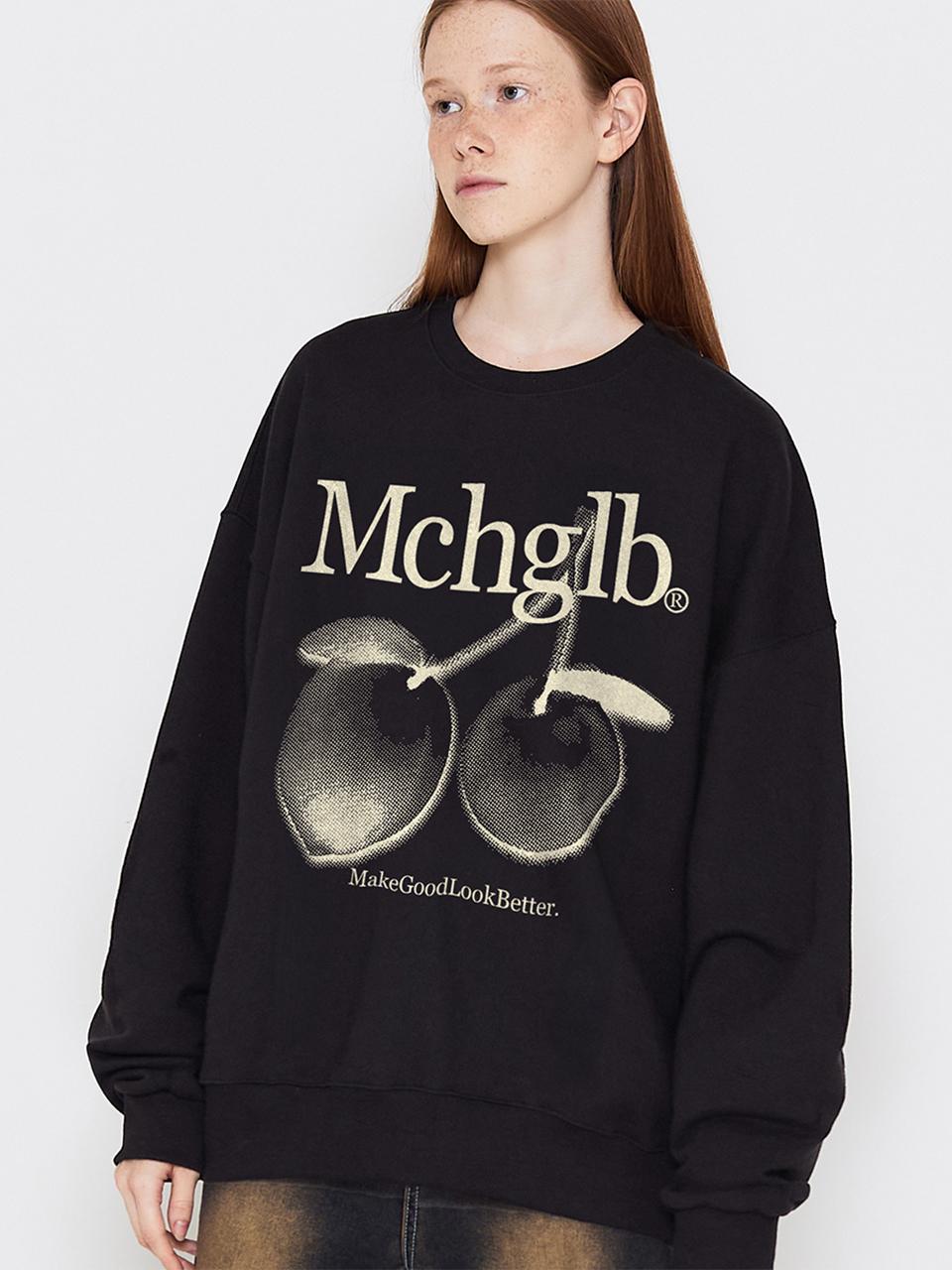 MATCHGLOBE TWICE FRUIT SWEATSHIRT (BLACK)