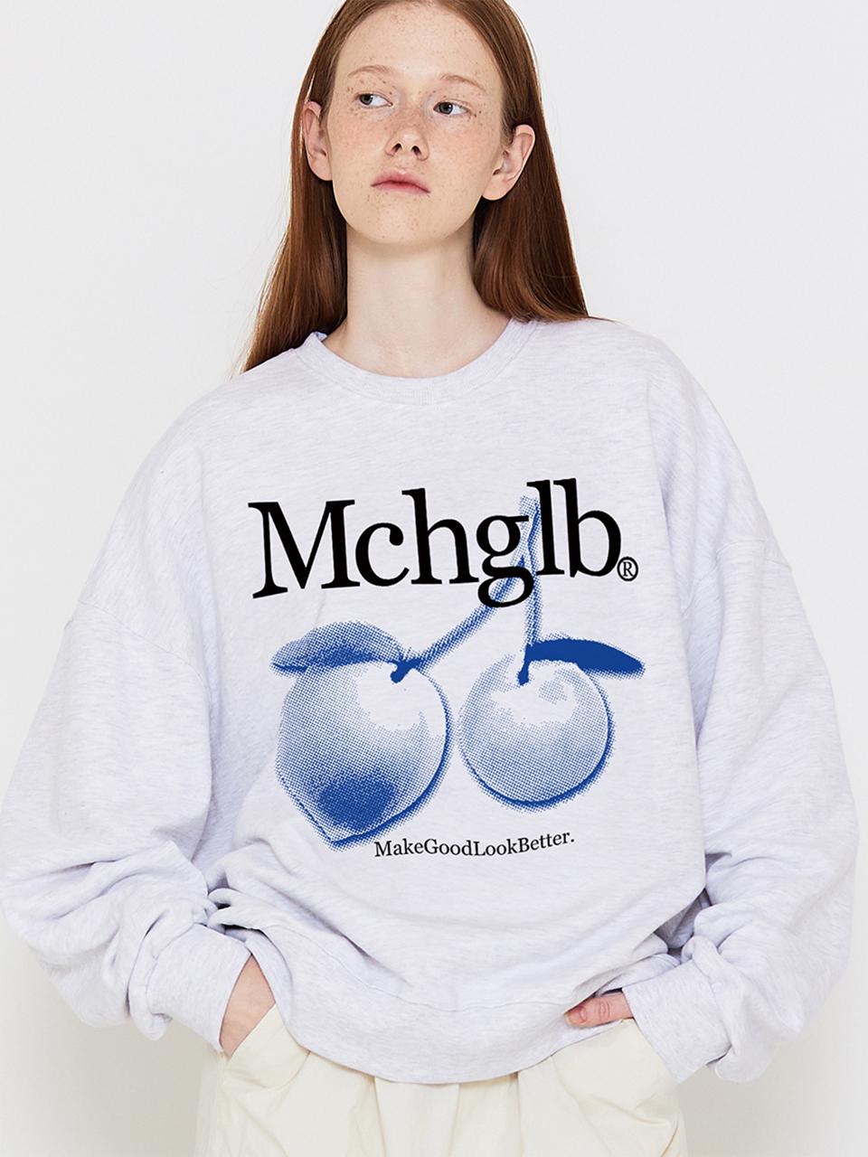 MATCHGLOBE TWICE FRUIT SWEATSHIRT (LIGHT MELANGE)