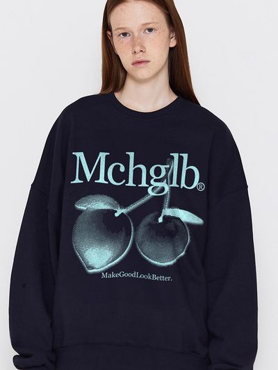 MATCHGLOBE TWICE FRUIT SWEATSHIRT (NAVY)