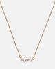 Mateo Mateo 14kt gold (585/1000) necklace with diamonds - 4